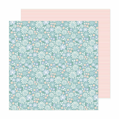 Pebbles - Coleção Sunny Bloom - Kit 12 Papéis para Scrapbook - comprar online