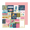 Pink Paislee - Coleção Joyful Notes - Papel para Scrapbook - See You Soon 34030788