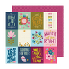 Pink Paislee - Coleção Joyful Notes - Papel para Scrapbook - Just for You 34030799