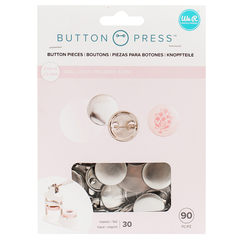 We R Makers - Button Press - Refil Bottons Redondos Pequenos 30 un