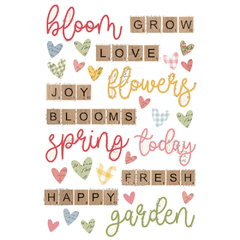Simple Stories - Coleção Simple Vintage Spring Garden - Bloco de Adesivos na internet