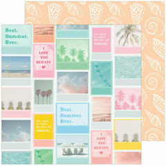 Pinkfresh Studio - Coleção Sunshine on My Mind - Bloco de papéis para Scrapbook 30x30 cm (12x12 polegadas) - loja online