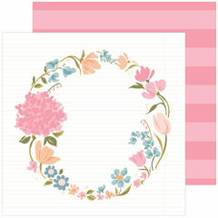 Pinkfresh Studio - Coleção Lovely Blooms - Bloco de papéis para Scrapbook 30x30 cm (12x12 polegadas) - loja online