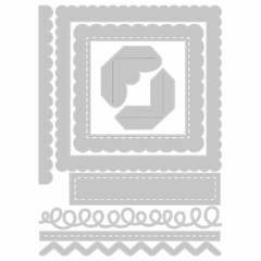 Sizzix - Facas de Corte - Thinlits Die - Fabulous Frames and Borders - comprar online