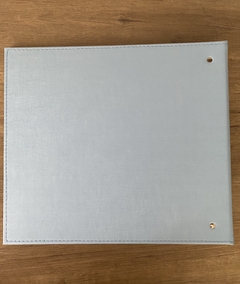ÁLBUM NACIONAL GI DEMELLO para Scrapbook tamanho 30,5x30,5cm (12"x 12") - Cor Azul bebê - loja online