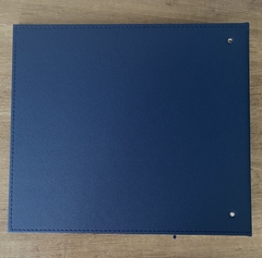 ÁLBUM NACIONAL GI DEMELLO para Scrapbook tamanho 30,5x30,5cm (12"x 12") - Cor Azul Marinho - Scrapbook Life - Materiais para Scrapbook