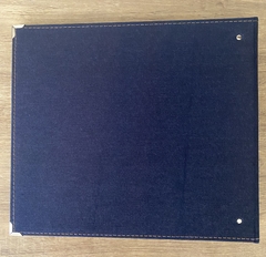 Imagem do ÁLBUM NACIONAL GI DEMELLO para Scrapbook tamanho 30,5x30,5cm (12"x 12") - Cor Jeans