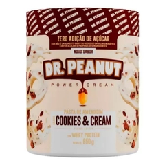 PASTA DE AMENDOIM COOKIES E CREAM 650G - DR. PEANUT