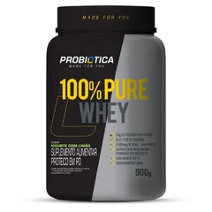 100% PURE WHEY IOGURTE C/ LIMAO 900G - PROBIÓTICA