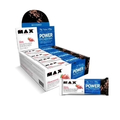 POWER PROTEIN BAR MORANGO SENSATION 41GR 12UNI-MAX TITANIUM