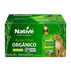 AÇÚCAR CRISTAL ORGÂNICO 50X5G - NATIVE