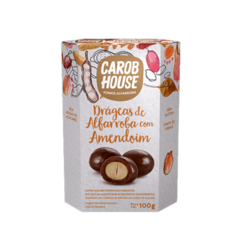 ALFARROBA COM AMENDOIM 100G - CAROB HOUSE