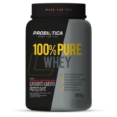 100% PURE WHEY IOGURTE C/ MORANGO 900G - PROBIÓTICA