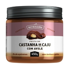 CREME DE CASTANHA DE CAJU C/ AVELA 450G-NUTRÍSSIMA