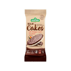 BISCOITO DE ARROZ COM CHOCOLATE MEIO AMARGO 90G - KUPIEC