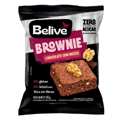 BROWNIE CHOCOLATE COM NOZES 40G - BELIVE