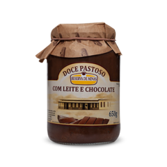 DOCE PASTOSO COM LEITE E CHOCOLATE 650G - RESERVA DE MINAS