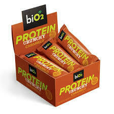 BIO2 PROTEIN CRUNCHY DARK CARAMELO 9X50G - BIO2