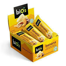 BARRA DE BANANA C/CHOC DE CASTANHAS 12X25G - BIO2