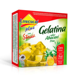 GELATINA ABACAXI COM STEVIA 10G - LOWÇUCAR