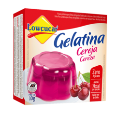 GELATINA CEREJA ZERO 10G - LOWÇUCAR