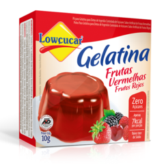 GELATINA FRUTAS VERMELHAS ZERO 10G - LOWÇUCAR