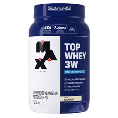 TOP WHEY 3W BAUNILHA - MAX TITANIUM