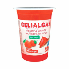 GELATINA VEGETAL DE ALGAS MARINHAS MORANGO 210G-GELIALGAS - comprar online