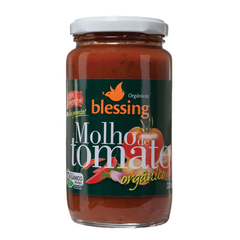 MOLHO DE TOMATE COM PIMENTA ORGÂNICO 330G - BLESSING