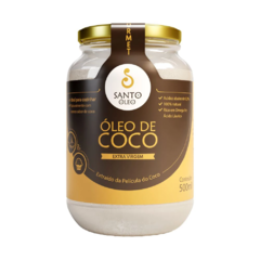 ÓLEO DE COCO EXTRA VIRGEM DA PELÍCULA 500ML - SANTO ÓLEO