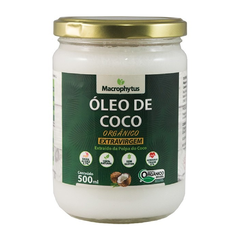 ÓLEO DE COCO ORGÂNICO EXTRA VIRGEM 500ML - MACROPHYTUS