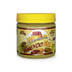 PASTA DE AMENDOIM COM MEL INTEGRAL 1KG - AMENDOMEL