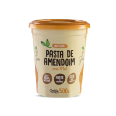 PASTA DE AMENDOIM COM MEL 500G - TERRA DOS GRÃOS