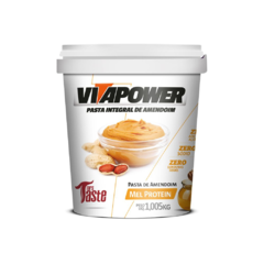 PASTA DE AMENDOIM INTEGRAL MEL PROTEIN 1KG - VITAPOWER