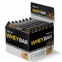 WHEY BAR 24X40G AMENDOIM - PROBIÓTICA