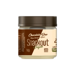 CHOCOLATE DUO MEIO AMARGO + BRANCO VEGAN 180G - SNACKOUT