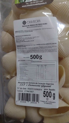 MACARRÃO EM FORMATO CARACÓIS GIGANTES 500G-GRAGNANO - comprar online