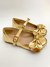 Sapato Catarina Dourado - Flora Minha - Roupas para crianças
