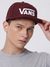 Boné Snapback Aba Reta Vans Drop V II Marsala