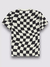 Camiseta Feminina Vans Warped 66 Checkerboard Crew Preta