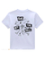 Camiseta Infantil Vans Skeleton SS Branco