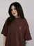 Combo Camiseta Riot Oversize Florence Marrom Vermelho