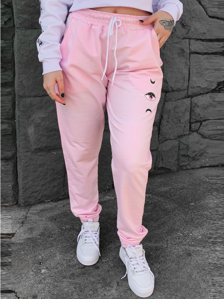 Calça jogger moletinho sales