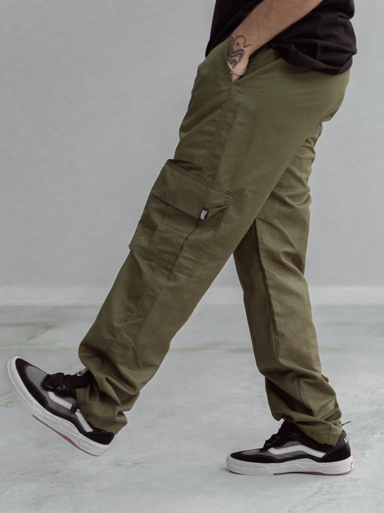 Calça rip stop verde sales