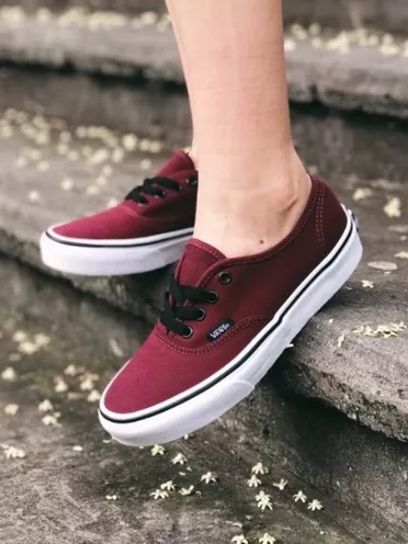Tenis vans marsala shop