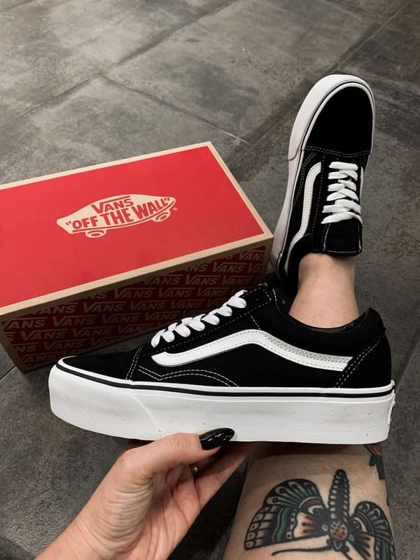 Tenis Vans Old Skool Platform Y28 - Ska Skate Rock