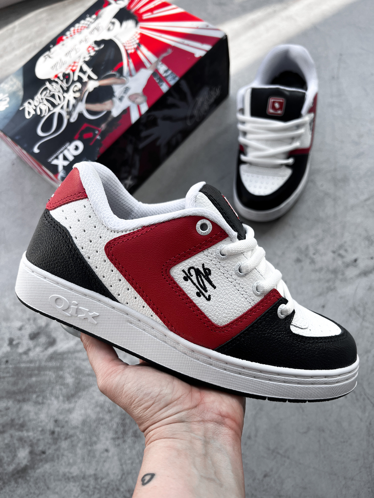 T nis Qix Chor o Preto Branco Vermelho