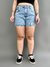 Shorts Feminino Jeans Hocks Intelecto II Azul Claro - Ska Skate Rock