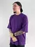 Combo Camiseta Ska Oversized Basic Roxo Areia