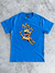 Camiseta Juvenil Santa Cruz Bone Hand Cruz Front SS Azul